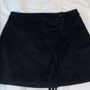 Suede Zara skirt!